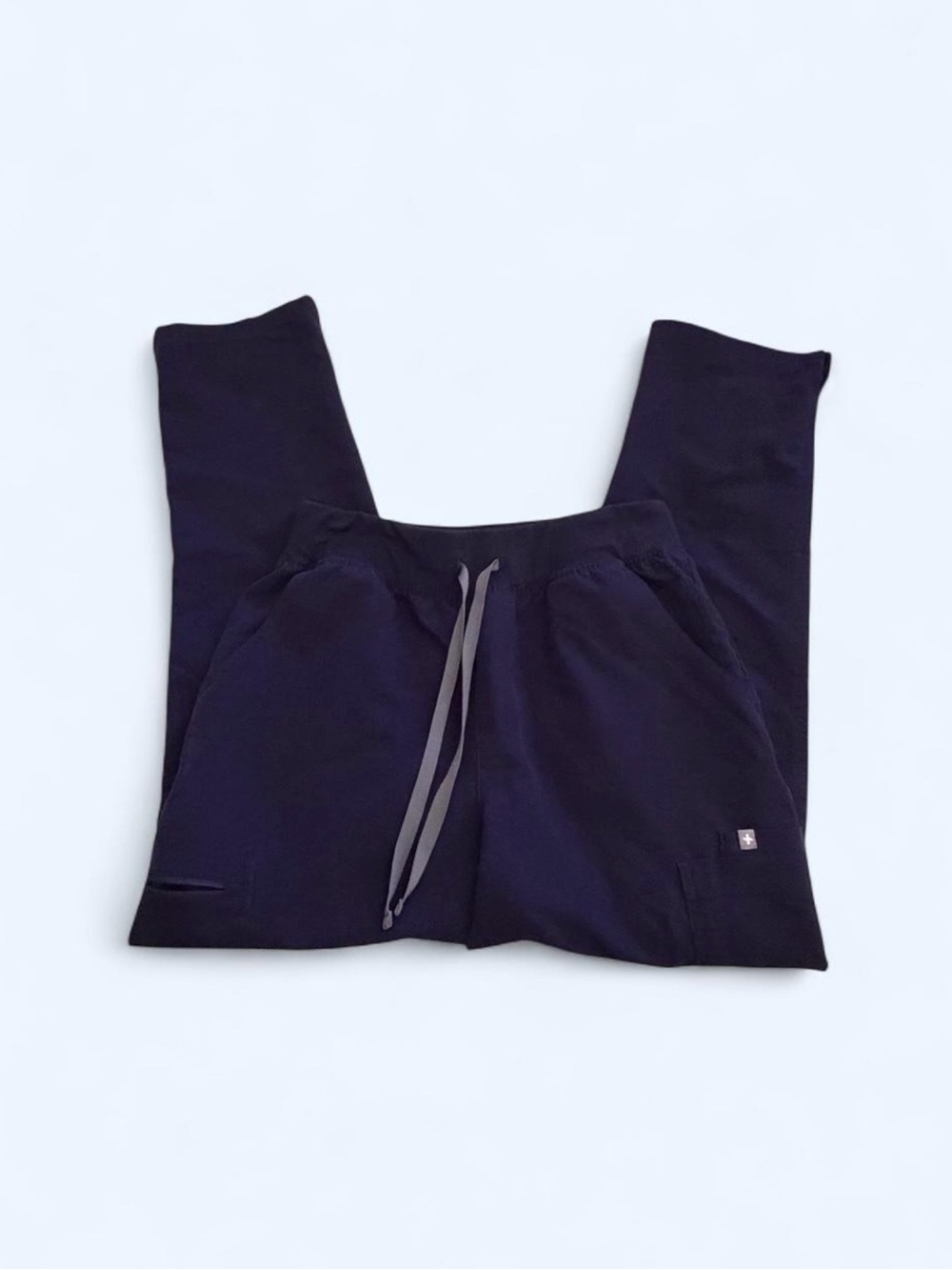 Womens Figs Navy Blue Yola Highwaisted Pants